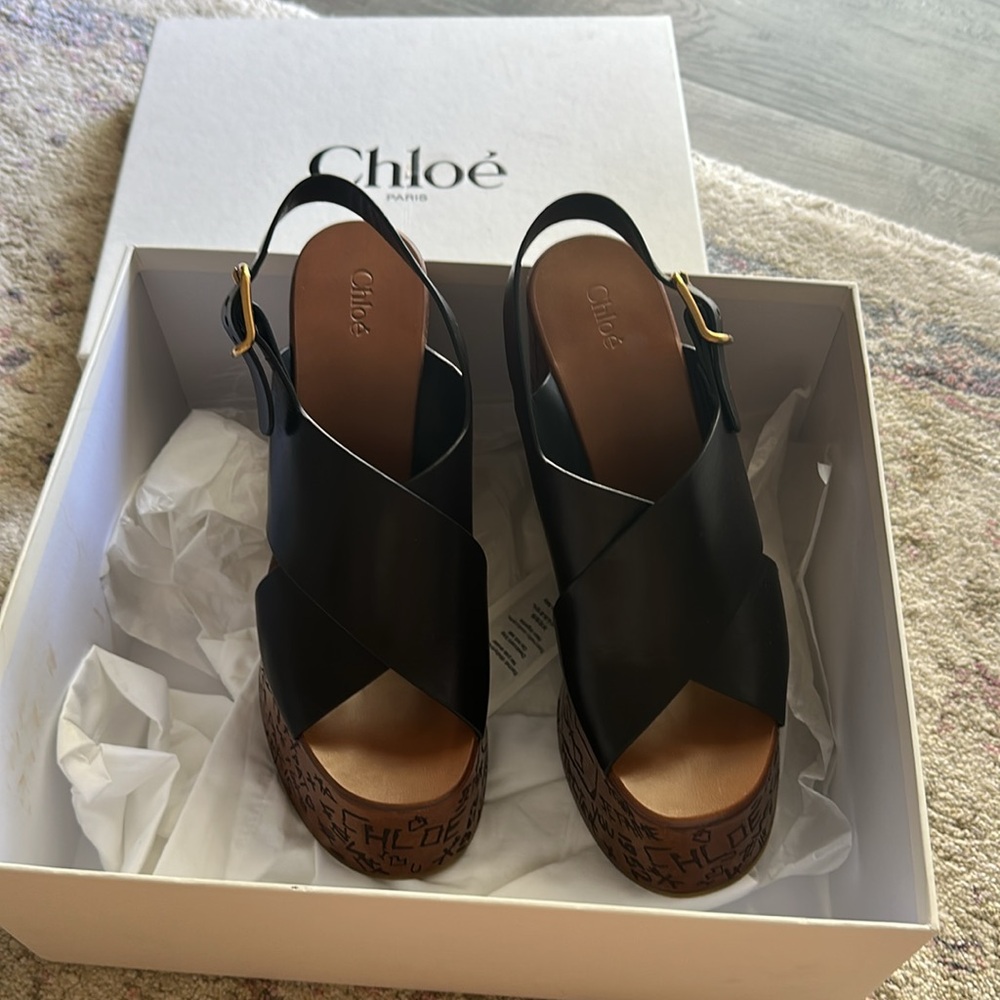 ✨ NIB CHLOE Maxime wedges - Picture 13 of 13